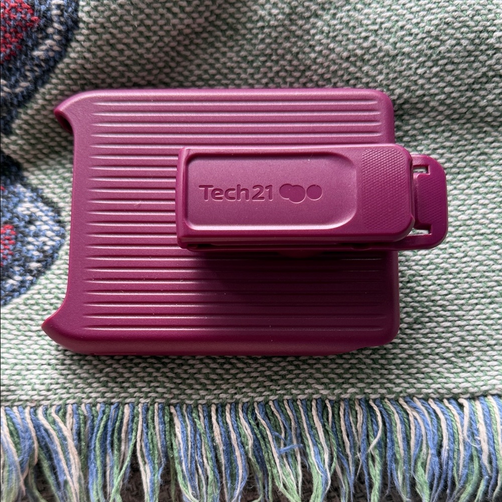 Tech21 Plum iPhone 14 Pro Max Case with Secure Clip